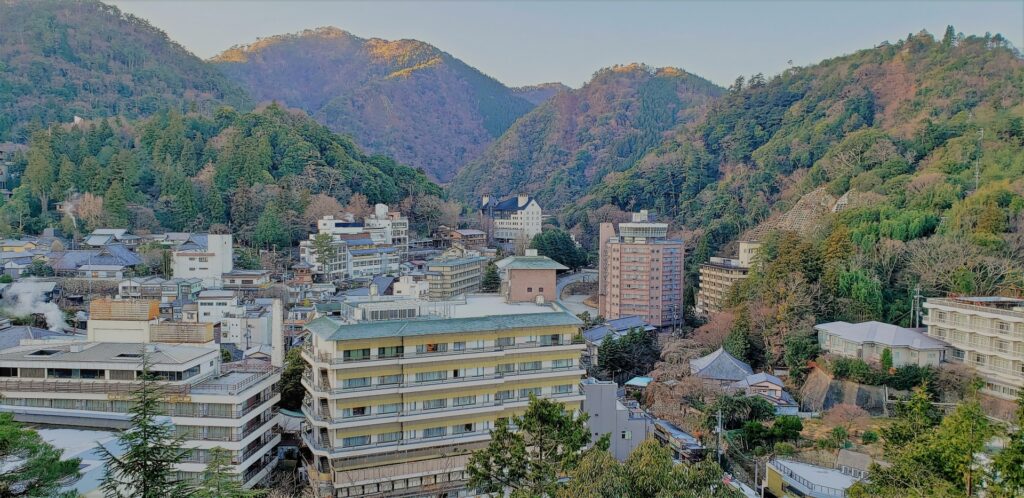 有馬温泉の遠景