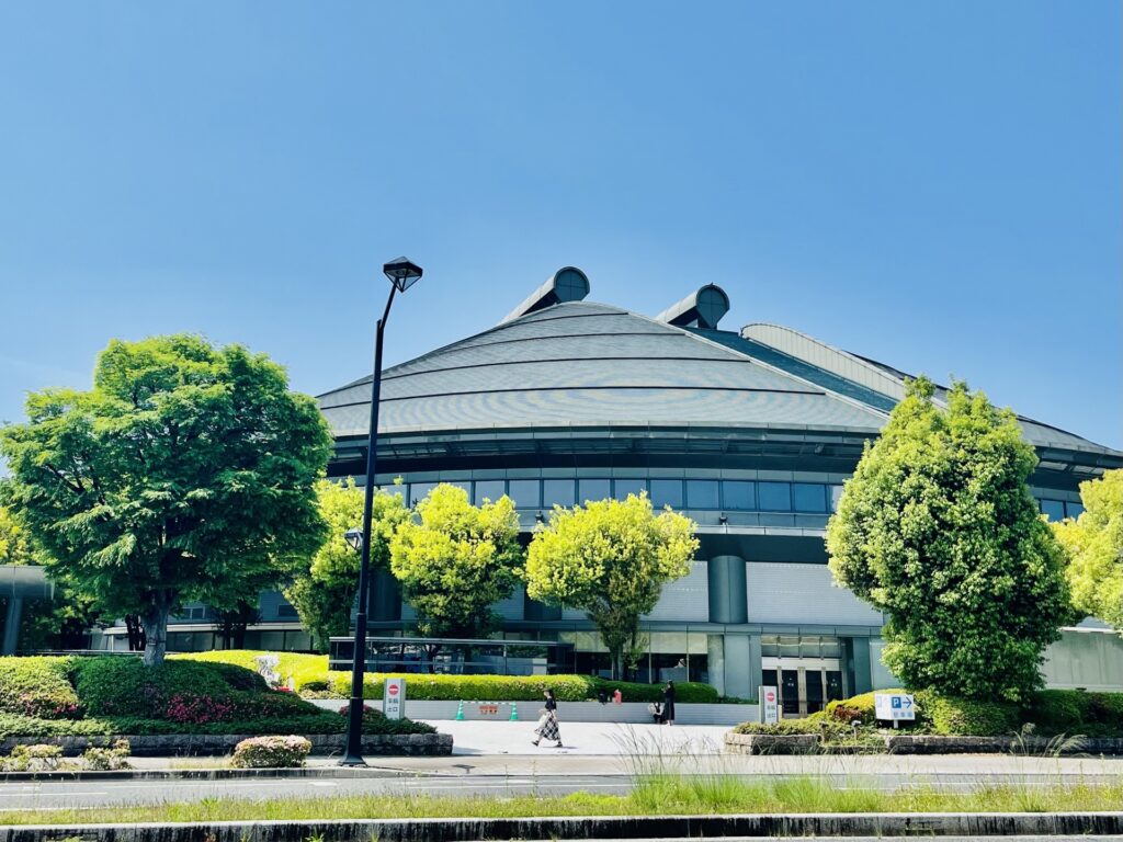 広島グリーンアリーナ(広島県立総合体育館)全景