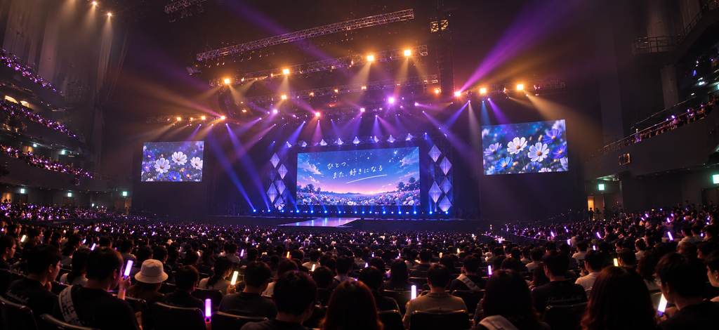 東京ガーデンシアターバルコニー1（3階）からステージを見たイメージ
